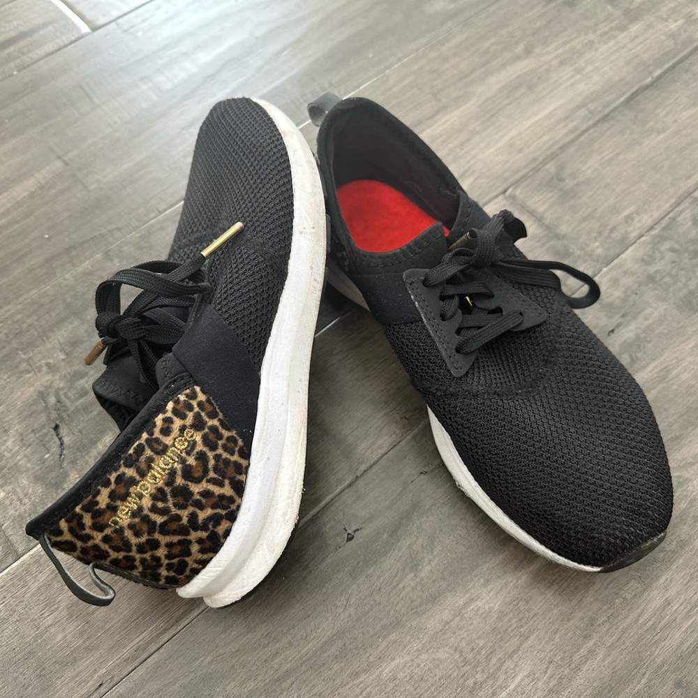 New Balance Black and Leopard Women's Sneakers